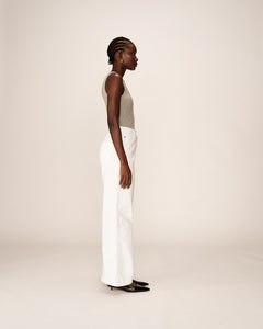 Grace & Mila James cotton flared jeans White