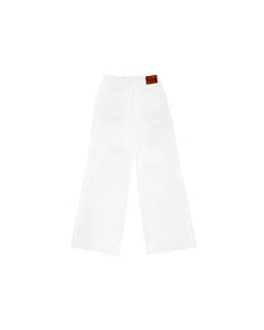 Grace & Mila James cotton flared jeans White