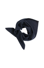 Load image into Gallery viewer, YAYA Knitted triangle scarf Cat Black Melange
