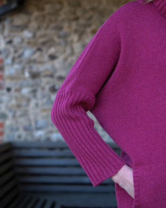 Bibico Adela merino lambswool roll neck jumper Vegas