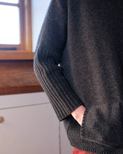 Load image into Gallery viewer, Bibico Adela merino lambswool rollneck jumper Charcoal
