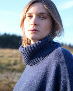 Bibico Adela merino lambswool roll neck jumper Rhapsody