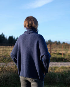 Bibico Adela merino lambswool roll neck jumper Rhapsody