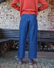 Load image into Gallery viewer, Bibico Margate relaxed trouser Mid Blue Denim
