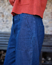 Load image into Gallery viewer, Bibico Margate relaxed trouser Mid Blue Denim
