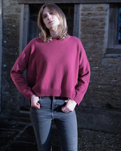 Bibico Layla boxy merino wool jumper Vegas