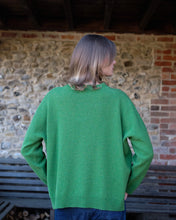 Load image into Gallery viewer, Bibico Layla boxy merino wool jumper Watercress
