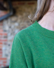 Load image into Gallery viewer, Bibico Layla boxy merino wool jumper Watercress
