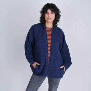 Bibico Eve coat cardigan Marine