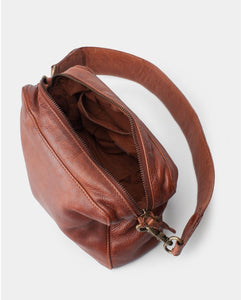 Biba Sumner embroidered strap handbag Tan