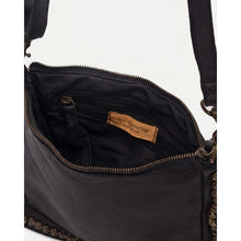 Load image into Gallery viewer, Biba Portland POR2L studded leather cross body bag Black
