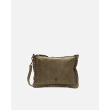 Load image into Gallery viewer, Biba Portland POR2L studded leather cross body bag Khaki
