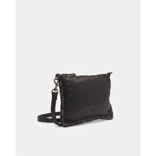Load image into Gallery viewer, Biba Portland POR2L studded leather cross body bag Black
