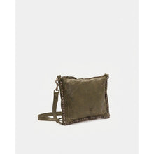 Load image into Gallery viewer, Biba Portland POR2L studded leather cross body bag Khaki
