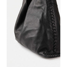 Load image into Gallery viewer, Biba Stockton STT1L leather shoulder slouch bag Black
