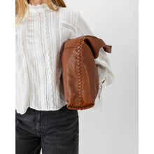 Load image into Gallery viewer, Biba STT1L Stockton leather shoulder slouch bag Tan

