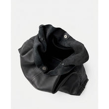 Load image into Gallery viewer, Biba Stockton STT1L leather shoulder slouch bag Black
