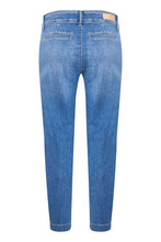 Load image into Gallery viewer, Part Two Soffia casual trouser Light Blue Denim
