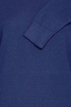 Load image into Gallery viewer, Ichi Sella boat neck knit Medieval Blue
