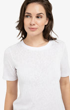 Load image into Gallery viewer, YAYA Melange Tee with contrast rib Grey Lilac Melange - CW CW 
