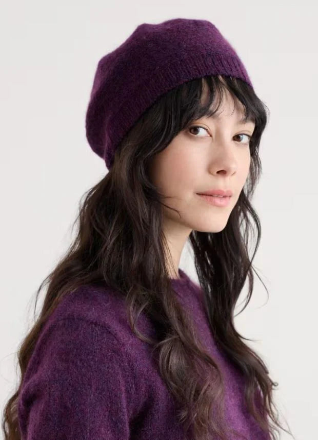 seasalt Needle tip beret Grape