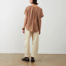 Load image into Gallery viewer, Orfeo Nora cropped corduroy turn up trouser Ecru
