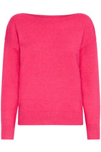 Load image into Gallery viewer, Ichi Sella boat neck knit Pink Yarrow
