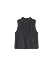 Load image into Gallery viewer, Grace &amp; Mila Sablon knitted tank Anthracite
