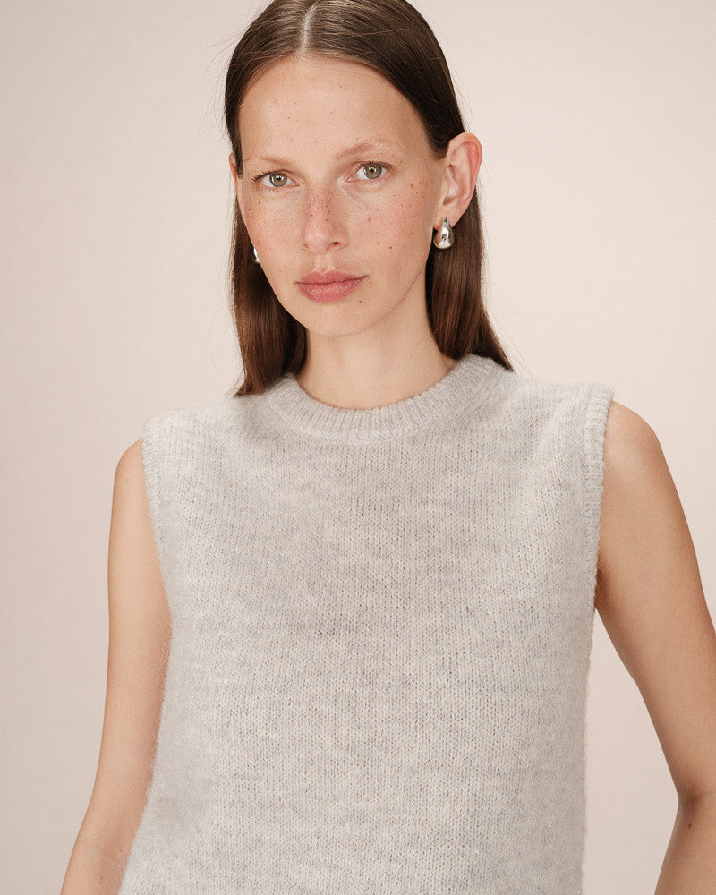 Grace & Mila Say knitted tank Grey