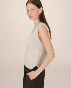 Grace & Mila Say knitted tank Grey