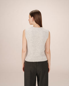 Grace & Mila Say knitted tank Grey