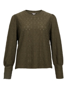 Object Laila knitted lace top Kambaba