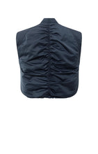 Load image into Gallery viewer, YAYA Reversible quilted body warmer Inkwell Blue
