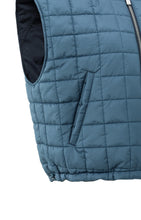 Load image into Gallery viewer, YAYA Reversible quilted body warmer Inkwell Blue

