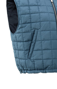 YAYA Reversible quilted body warmer Inkwell Blue