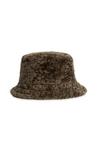 Load image into Gallery viewer, YAYA Reversible teddy bucket hat Slate Brown
