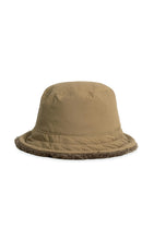 Load image into Gallery viewer, YAYA Reversible teddy bucket hat Slate Brown
