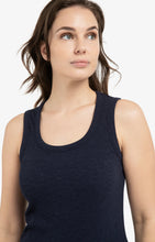 Load image into Gallery viewer, YAYA Ribbed melange vest Navy Blazer Blue - CW CW 
