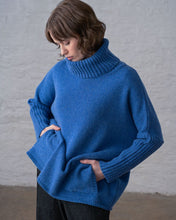 Load image into Gallery viewer, Bibico Adela oversized merino wool jumper River
