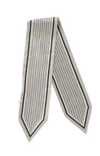Load image into Gallery viewer, YAYA Fine satin stripe scarf Sand Beige
