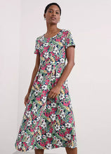 Load image into Gallery viewer, Seasalt Veronica s/s jersey dress Garden Flowers Night
