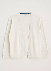 Seasalt Vanessa cropped cotton cardigan Chalk