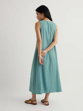 Load image into Gallery viewer, Seasalt Hlleborine crinkle dress Sardine
