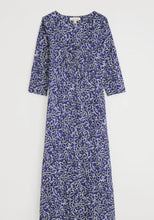 Load image into Gallery viewer, Seasalt 3/4Secret Cove dress Harbour Floral Washed Marine
