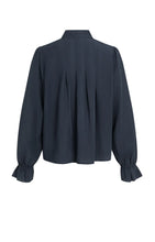Load image into Gallery viewer, YAYA Pleated detail shirt Dark Navy
