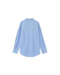 Grace & Mila Paris oversized cotton shirt Bleu