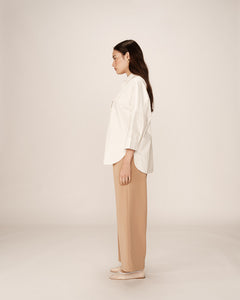 Grace & Mila Pavel relaxed poplin shirt Ecru