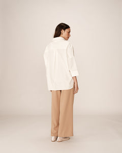 Grace & Mila Pavel relaxed poplin shirt Ecru