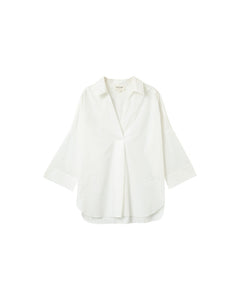 Grace & Mila Pavel relaxed poplin shirt Ecru