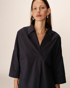 Grace & Mila Pavel relaxed poplin shirt Marine